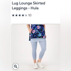 Lug Lounge Skirted Leggings - Light Blue